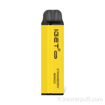 Iget Mega 3000 Puffs jetable Vape Blackberry